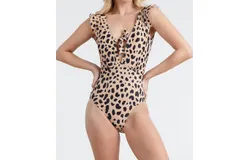 Marina West Swim Tropic Times Swimsuit In Leopard