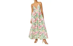 Line And Dot Playa Dress In Multi