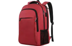 Laptop Backpacks&comma;Travel Backpack&comma;20 Inch Laptop Backpack&comma;with USB Port College School Rucksack Bag Backpack Gifts for Him Men Women&comma; Red