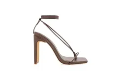 Billini Tala Heel Lace Sandal In Bronz In Bronze