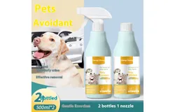 shengchong Dog 3-in-1 Cat and Kitten Training Aid &vert; Cat Deterrent Spray for Indoor and Outdoor Use &vert; Cat Repellent Spray for Furniture &vert; Establish Boundaries and Keep Cats Away &vert; Made in China &lpar;17 oz&rpar; 500ml&ast;2 bottles