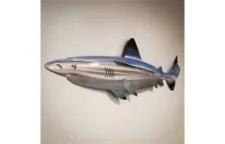 COMIOR Shark Metal Wall Art Decor&comma;180G&sol;20 inch&period;