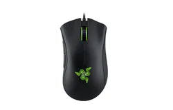 Razer DeathAdder Essential Gaming Mouse&colon; 6400 DPI Optical Sensor - 5 Programmable Buttons - Mechanical Switches - Rubber Side Grips - Classic Black