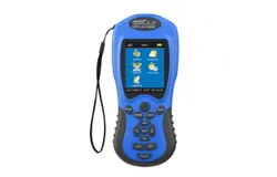 NOYAFA NF-198 GPS Land Meter Handheld Digital LCD Farmland Area Length Height Pressure Satellite Measuring Device&comma; Automatic Manual Vehecile Mode&comma; Outdoor Greenland Surveying Measurement Tool USB