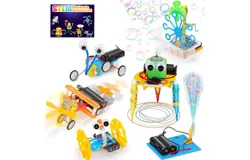 STEM Robotics Kit 6 Set Science Experiments Project Activities for Kids5 6 7 8 9 10 12&plus; Year Old Girl Gift Summer Outdoor Toy