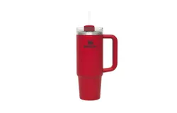 Stanley Quencher H2&period;0 887ML FlowState Stainless Steel Vacuum Insulated Tumbler with Lid and Straw for Water&comma; Iced Tea or Coffee-Red