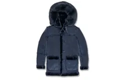 Jordan Craig Boys Denali Shearling Jacket In Navy
