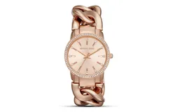 Reloj Michael Kors Mujer &vert; Coleccion Nini &vert; Modelo Mk3236 &vert; Caja Redonda &vert; Ø 38mm Acero inoxidable &vert; Cierre Desplegable &vert; Movimiento Cuarzo &vert; Dial Oro rosa &vert; Cristal Mineral &vert; Correa Acero inoxidable Oro rosa &vert; 50m &sol; 5 ATM &vert; Línea Casual