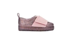 Mini Melissa Girls&apos; Jelly Pop Sneaker In Pink Glitter