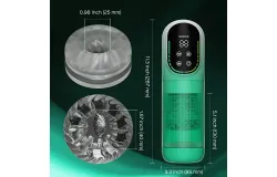 Juntame Automatic Male Masturbator Penis Pump&comma; Male Sex Toys for Men Sex Toy Adult Toys Pocket Pussy Male Stroker Male Masturbators with 3 Pump & 7 Thrusting Rotating Vibrating Sucking Sex Games