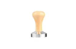 58mm solid steel coffee tamper with wooden handle&comma; espresso tamper with wooden handle &lpar;for coffee grounds&rpar;&comma; barista machine accessories