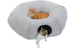 CatFurnitureTentforIndoorandOutdoorPlaypenPortableCatTunnels&comma;OutdoorKennel&lpar;2Cube&plus;3-WayTunnel&rpar;