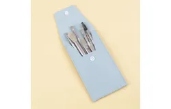 Mini 8pcs Makeup Brushes Portable Concealer Brush Set Foundation Eyeshadow Blush Beauty Tools For Makeup Beginners & Professionals-Mini Small 8 Sticks Set &lpar;green Plus Bag&rpar;