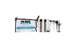 Pro Basic Tint Bowl System by Marianna for Unisex - 14 Pc 3 Mixing Bowls&comma; 6 Jumbo Sectioning Clips&comma; 3 Tint Brush&comma; Caddy Holder&comma; Vinyl Carrying case