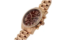 Reloj Michael Kors Mujer &vert; Coleccion Lexington &vert; Modelo Mk7275 &vert; Caja Redonda &vert; Ø 38mm Acero inoxidable &vert; Cierre Desplegable &vert; Movimiento Cuarzo &vert; Dial Vino &vert; Cristal Mineral &vert; Correa Acero inoxidable Oro rosa &vert; 50m &sol; 5 ATM &vert; Línea Casual