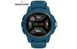 NORTH EDGE MARS2 Professional Sports Smart Running Blood Oxygen Heart Rate Fitness Gaming Watch-blue