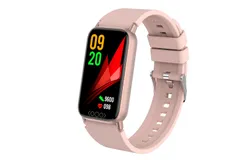Women&apos;s Men&apos;s Fitness Tracker&comma; Smart Watch with Heart Rate Blood Pressure Monitor&comma; Sleep Tracker&comma; Pedometer&comma; IP68 Waterproof Activity Tracker for Android and iOS Phones &lpar;Pink&rpar;