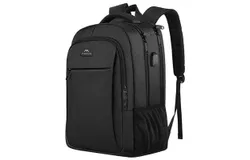 MATEIN Extra Large Backpack&comma; 17 Inch Travel Laptop Backpack with USB Charging Port&comma; Anti Theft TSA &comma; black