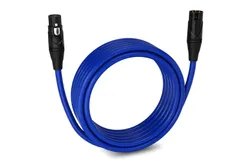 LyxPro 20 ft Balanced XLR Cable&comma; Male to Female&comma; 3 Pin Microphone Cable
