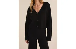 Z Supply Estelle Cardigan In Black