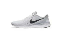 Nike Women&apos;s Flex 2017 Run Pure Sneakers In Platinum&sol;black Wolf-Grey