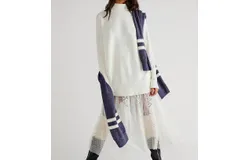 Free People Casey Tunic Sweater In Ivory