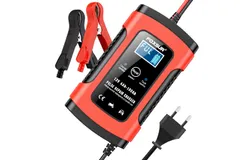 FOXSUR - Car Battery Charger-Lithium Battery Charger- RED
