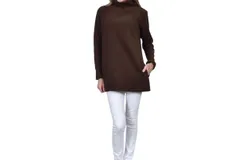 Southwind Acadia Fleece Top In Java