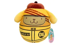 Squishmallows Official Kellytoy 8" Hello Kitty And Friends Pompompurin Tokyo Speed Racer Plush Toy