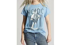 Recycled Karma Ac&sol;dc Who Made Who Tour Tee In Blue