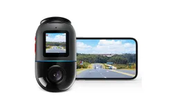 70mai X200 car camera sentry mode driving recorder 360 panoramic recording ADAS driving assistance Bluetooth quick connect smart voice&comma; single lens&comma; black and gray&comma; 128G memory card&comma; 4G monitoring cable