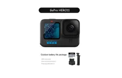 GoPro HERO11 Black anti-shake action camera waterproof 5&period;3k high definition gopro11 black&comma; 128G memory card and Enduro dual rechargeable battery and three-way selfie stick 2&period;0
