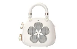 DOSS M66 Bluetooth speaker&comma; cute and fashionable fine gift speaker&comma; mini portable speaker with powerful sound&comma; retro fashion design&comma; cute speaker for room&comma; desktop decoration&comma; ideal gift for children&comma; girls and women