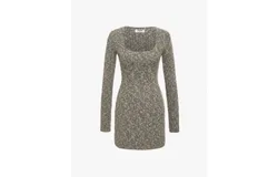 Rumored Alpine Mini Dress In Granite