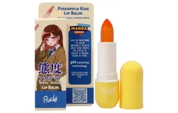 Manga Collection Lip Balm - Pineapple Kiss by Rude Cosmetics for Women - 0&period;123 oz Lip Balm
