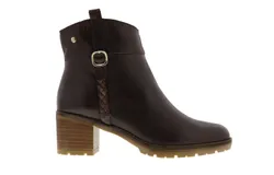 Pikolinos Llanes Leather Ankle Boots In Caoba