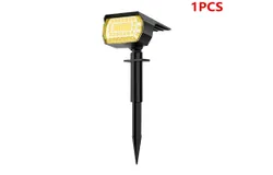 NYMPHY Solar Lights Outdoor Waterproof IP65，57LED &lpar;Warm White&rpar;-1 PCS