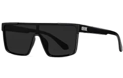 Women Men Sunglasse Square Flat Top Big Frame UV400 Sun Glasses Oversized TR7543