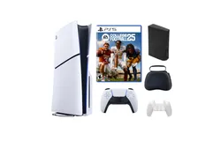 Playstation Slim Disc Bundle With Accessories&comma; and College Football 25 Game
