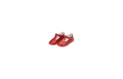 L&apos;amour Baby Girl Selina Scalloped Mary Jane Shoe In Red
