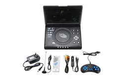 9&period;8 Inch 16&colon;9 Widescreen 270° Rotatable LCD Screen Home Car TV DVD Player Portable VCD Compact Disc MP3 Viewer with Game Function