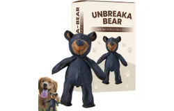 Unbreaka Bear Dog &vert; Unbreakable Bear Dog Toy &vert; Unbreakable Dog Toy Teddy Extreme Bear 2&period;0 Indestructabear Resistant Squeaky Indestructa Bear Dog Chew Bones for Aggressive Chewers Easter Toys &lpar;1Pc&rpar;