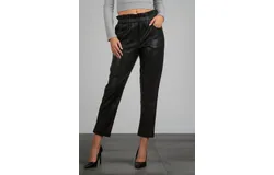 Elan Faux Leather Pants In Black