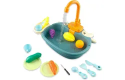 Play Kitchen Sink Toy&comma; Water Toys for Kids with Electronic Dishwasher&comma; Pretend Play Utensils Accessories and Play