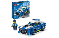 LEGO City Police Car Toy 60312 for Kids 5 Plus Years Old with Officer Minifigure&comma; Small Gift Idea&comma; Adventures Series&comma; Car Chase Building Set