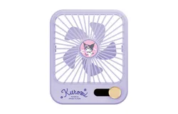 Sanrio desktop high speed fan square office desktop 100-speed electric fan with aromatherapy-purple