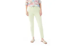 Fdj Olivia Slim Ankle Pant In Mojito Green
