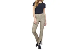Iltm Blake Plaid Slit Pant In Kensington