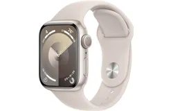 Apple Watch Series 9 GPS 41mm Aluminum Case with Starlight Sport Band  &lpar;Medium&sol;Large&rpar; - Starlight-MR8U3LW&sol;A