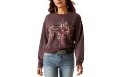 Ariat Larson Sweatshirt In Clove Brown